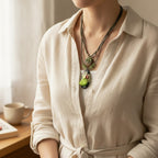 Stylish Tassel Multistrand Pendant Necklace – jewelry (view 2)