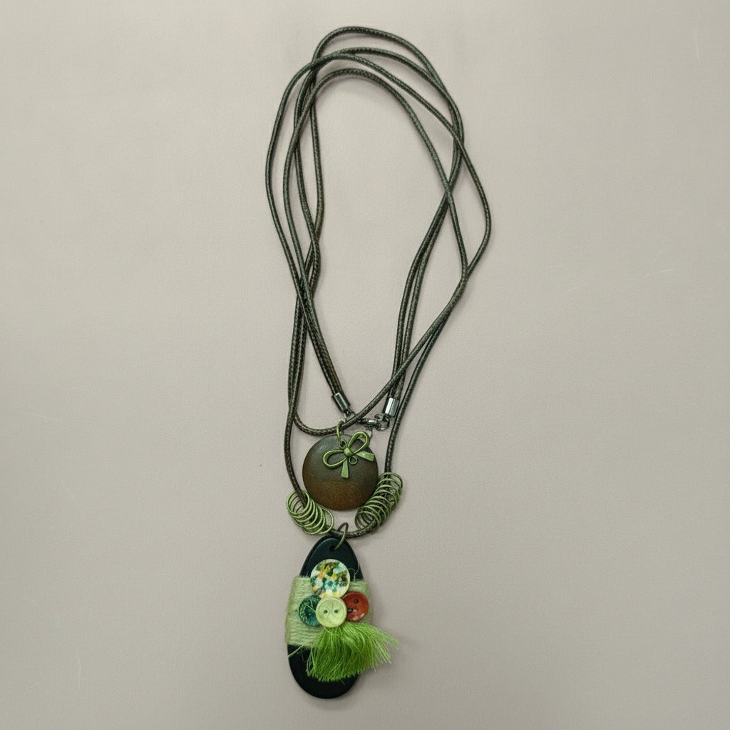 Stylish Tassel Multistrand Pendant Necklace – jewelry (view 1)