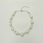 Lace Cowrie Shell Choker Necklace – jewelry (view 1)