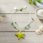 Chunky Starfish Ocean Theme Necklace – jewelry (view 2)