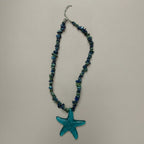 Chip Stone Starfish Pendant Necklace – jewelry (view 1)