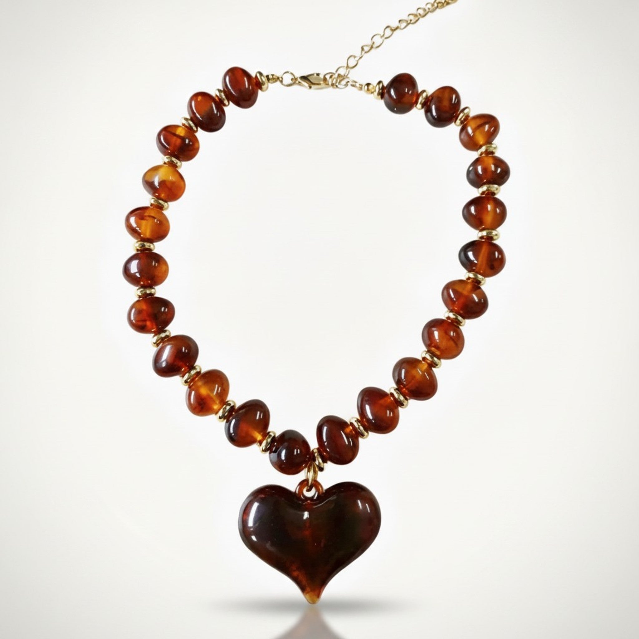 Beaded Charm Necklace – jewelry (view 3)