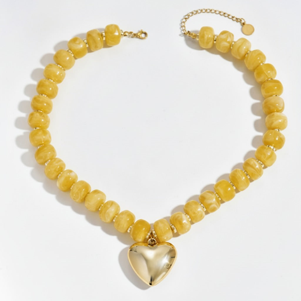 Beaded Charm Necklace – jewelry (view 5)