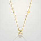 Dainty Initial Letter Pendant Necklace Heart Charm – jewelry (view 1)