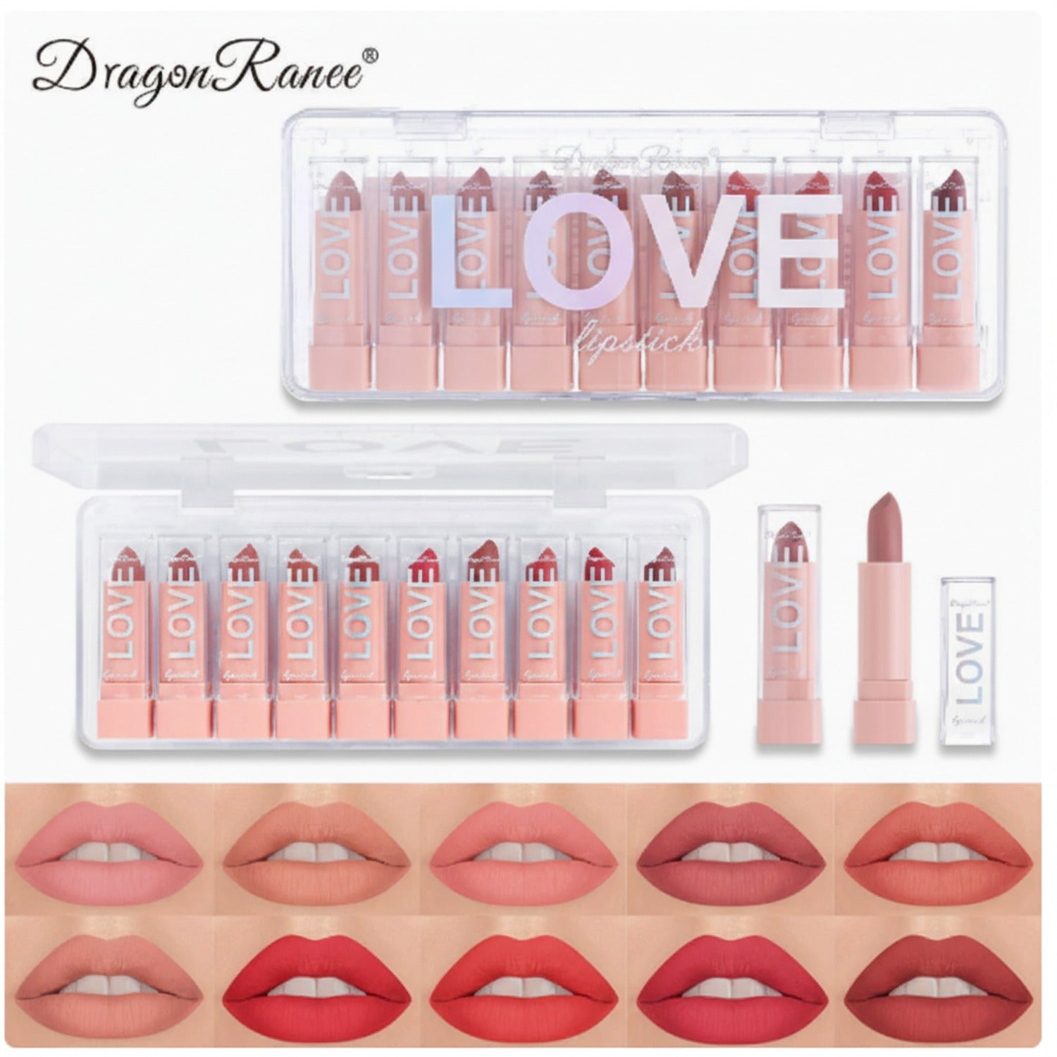 Lipstick Palette Love Collection Multi-Shade Set