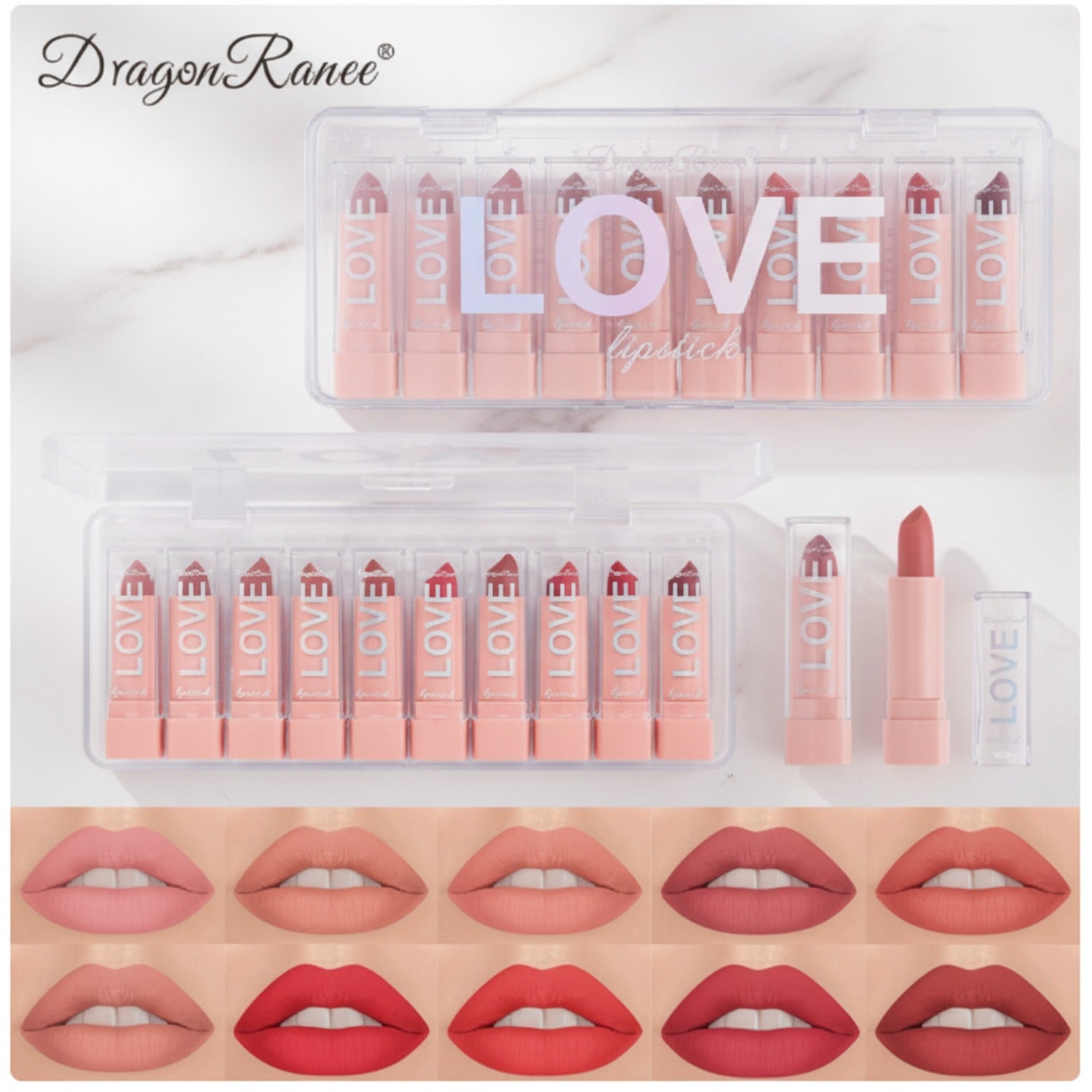 Lipstick Palette Love Collection Multi-Shade Set