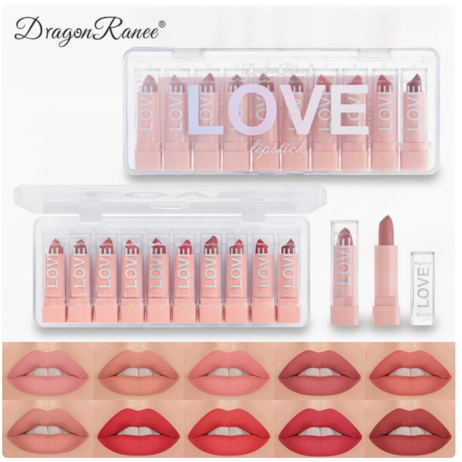 Lipstick Palette Love Collection Multi-Shade Set