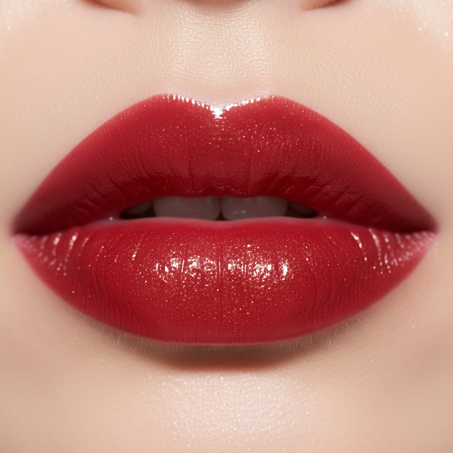 Red Lipstick Set With Bow Charm