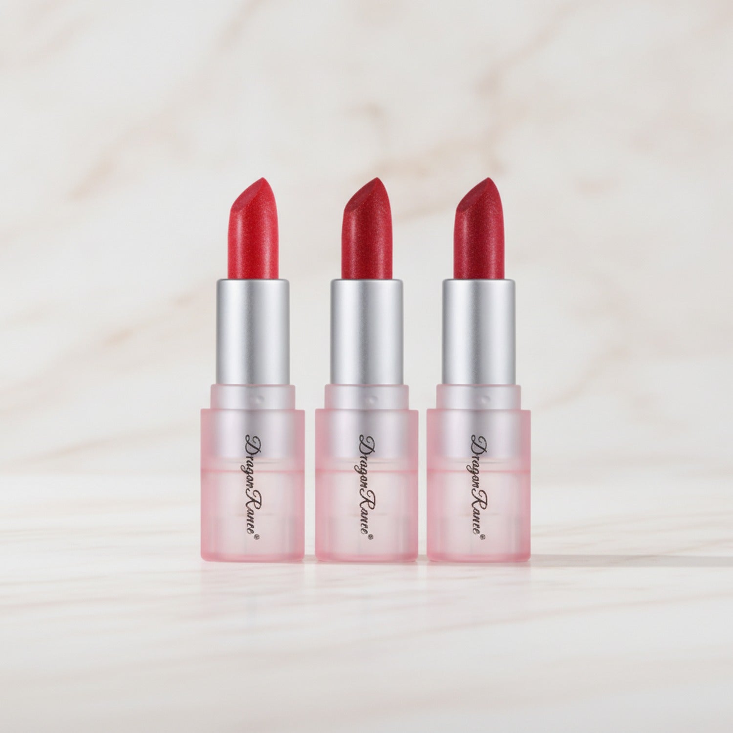 Red Lipstick Set With Bow Charm
