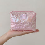 Iridescent Star Quilted Storage Pouch – bags & wallets (view 3)