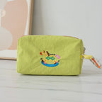 Rocking Horse Cosmetic Bag With Charm - Green – bags & wallets (view 2)