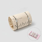 Canvas Cosmetic Bag With Ribbon Tie - Cream White – bags & wallets (view 1)