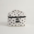 Quilted Bow Barrel Cosmetic Bag – bags & wallets (view 2)