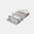 Hanging Cosmetic Organizer Bag Compartments - Gray – bags & wallets (view 1)