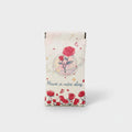 Rose Planet Flower Cosmetic Bag With Butterfly