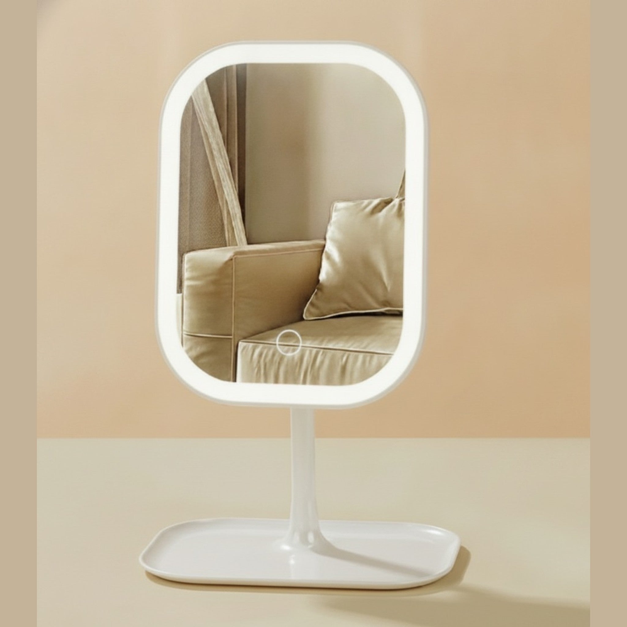 Smart Touch LED Makeup Mirror – Korean beauty tool (view 1)