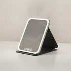 Rechargeable Foldable LED Three-Color Makeup Mirror – Korean beauty tool (view 1)