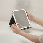 Rechargeable Foldable LED Three-Color Makeup Mirror – Korean beauty tool (view 4)