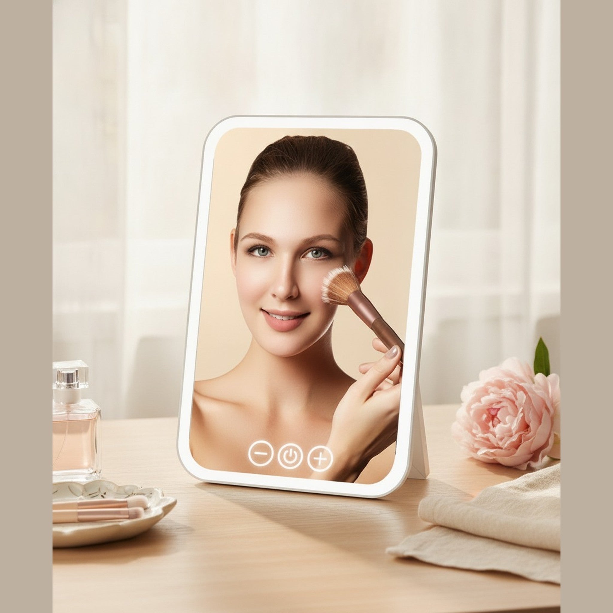 Smart LED Makeup Mirror – Korean beauty tool (view 2)