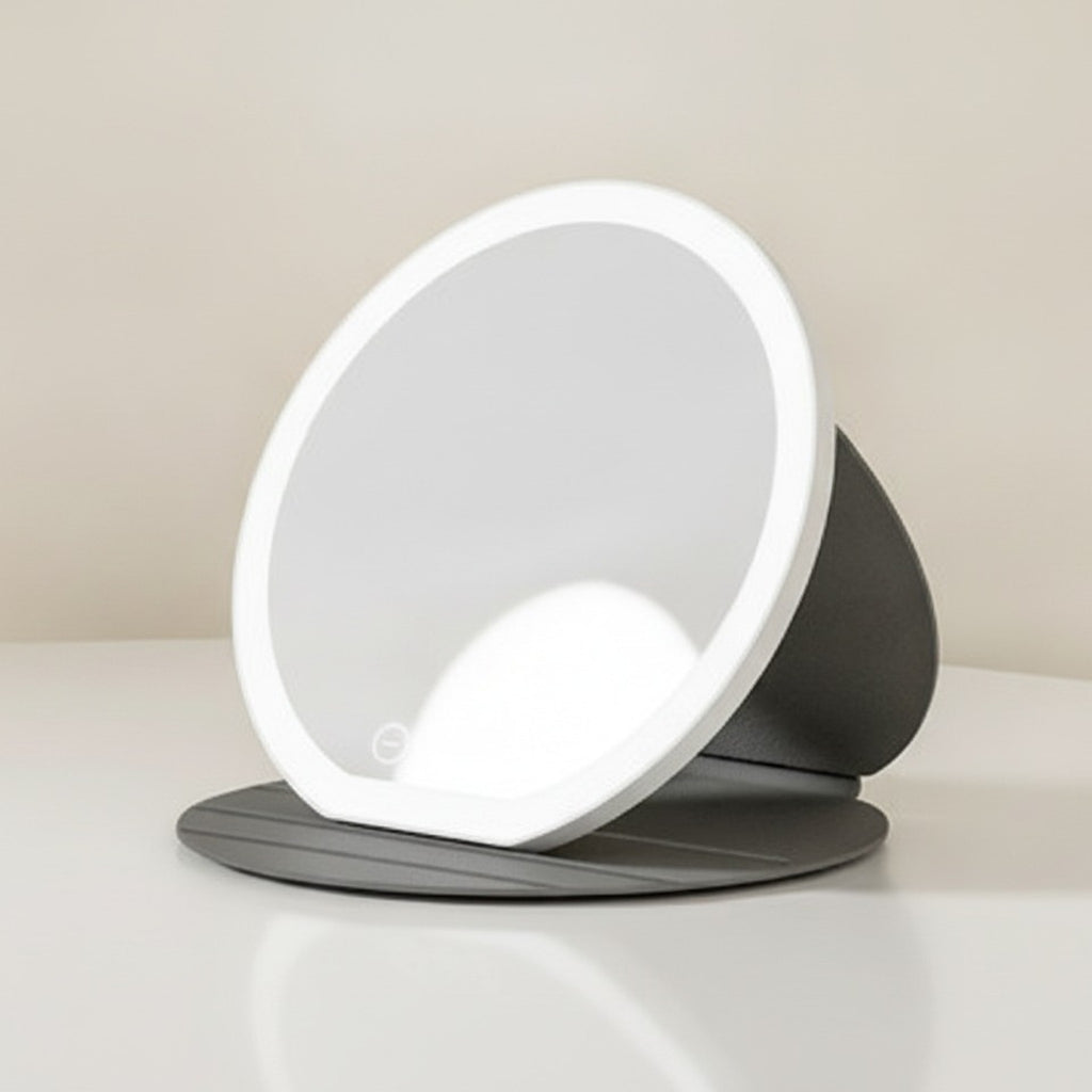 Rechargeable 3-Color Touch LED Makeup Mirror – Korean beauty tool (view 1)