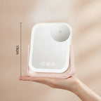 Rechargeable LED Lighted Makeup Mirror with 5X Magnifier – Korean beauty tool (view 6)