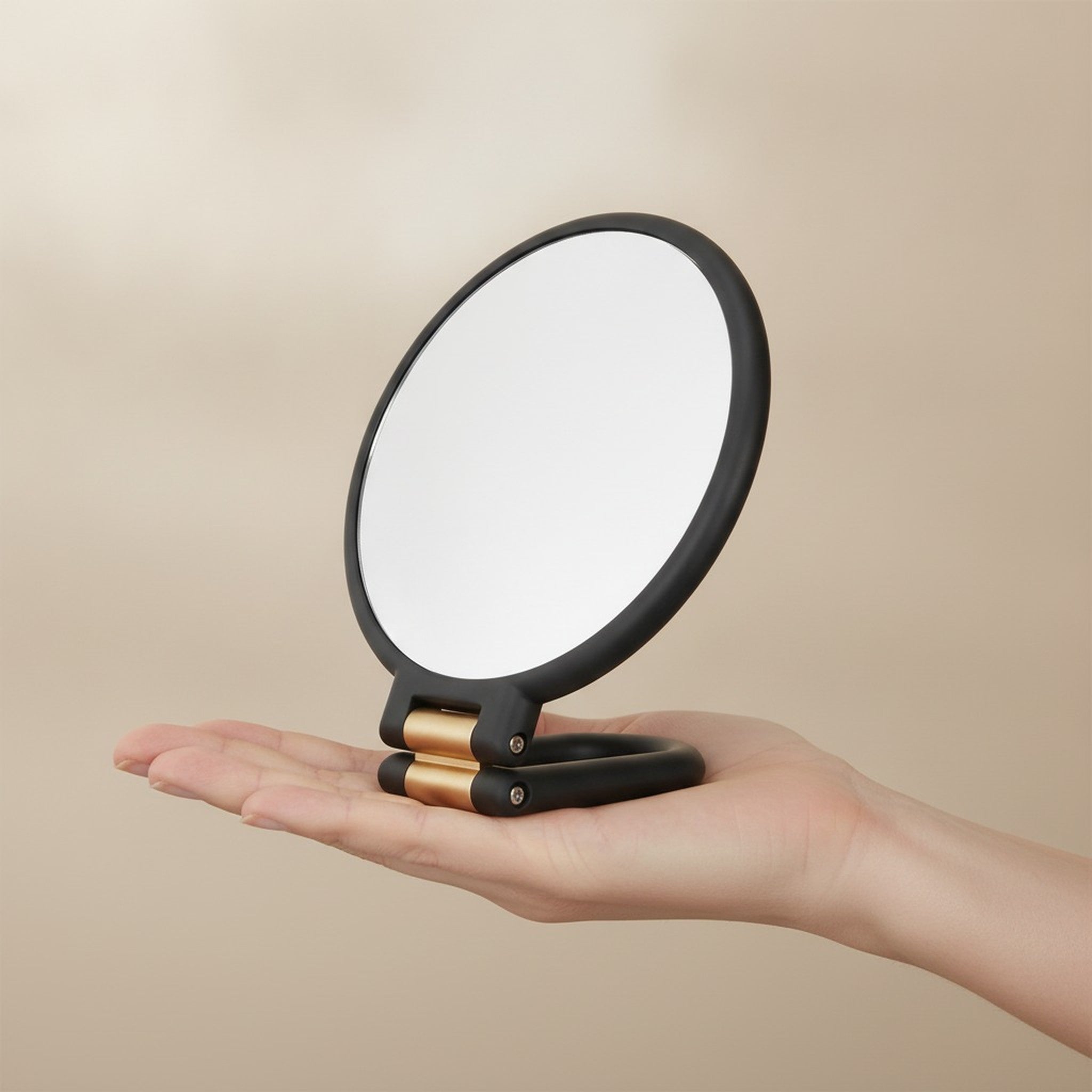 Foldable 10X Magnification Makeup Mirror – Korean beauty tool (view 4)