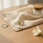 Sparkling Butterfly Crystal Open Ring – jewelry (view 2)