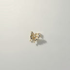 Sparkling Butterfly Crystal Open Ring – jewelry (view 1)