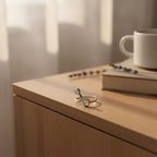 Iridescent Stone Open Ring – jewelry (view 2)