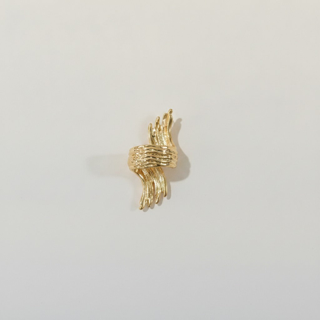 Textured Wave Knot Brooch – jewelry (view 1)
