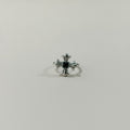 Silver Cross Gemstone Statement Ring – jewelry (view 1)