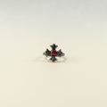 Gothic Cross Gemstone Ring – jewelry (view 1)