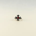 Gothic Cross Gemstone Ring – jewelry (view 1)