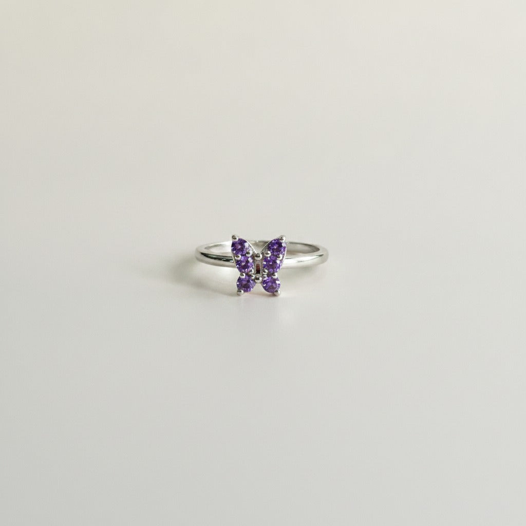 Silver Butterfly Ring – jewelry (view 1)