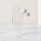 Lavender Pearl Gua Sha Stone Face Tool – Korean beauty tool (view 2)