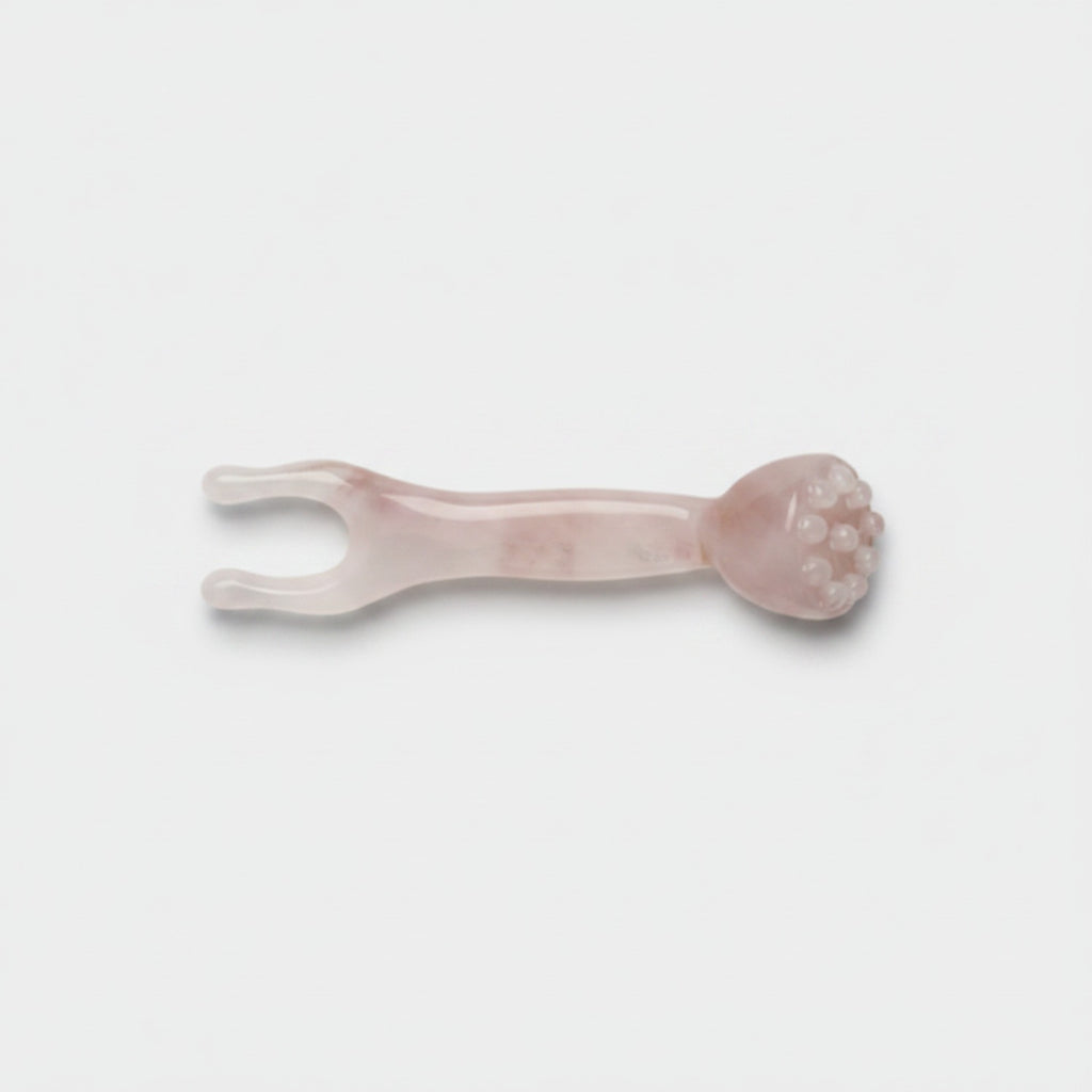 Rose Quartz Beaded Facial Massage Tool