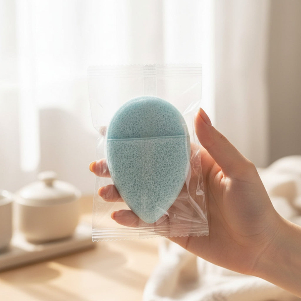 Seafoam Green Pumice Stone Exfoliator