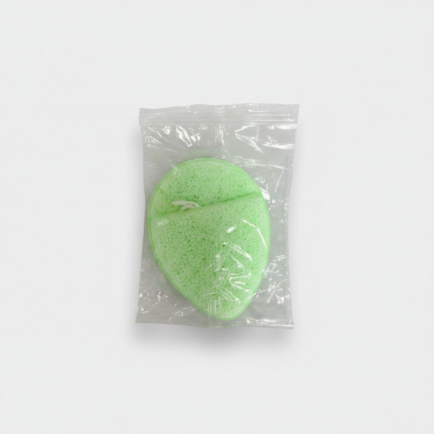 Green Leaf-Shaped Facial Cleansing Sponge