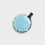 Light Blue Fluffy Makeup Remover Pads With Strap