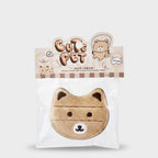 Cute Cat Face Makeup Compact Mirror Pouch
