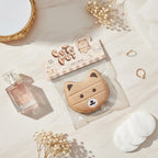 Cute Cat Face Makeup Compact Mirror Pouch – Korean beauty tool (view 2)