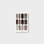 Leopard Print Nail Wraps Assorted Design Set