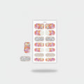 Gradient Ombre Nail Wraps With Rhinestone Accents