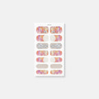 Gradient Ombre Nail Wraps With Rhinestone Accents – Korean nail care (view 1)