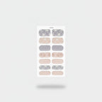 Floral Nail Wraps Aesthetic Neutral Set