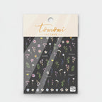 Floral Nail Art Sticker Sheet Summer Flowers