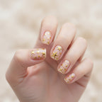 Gold Star Nail Art Sticker Sheet