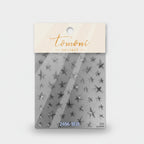 Silver Star Nail Art Sticker Strips