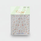 Butterfly Flower Crystal Nail Stickers