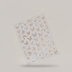 Butterfly Nail Art Sticker Sheet Pastel